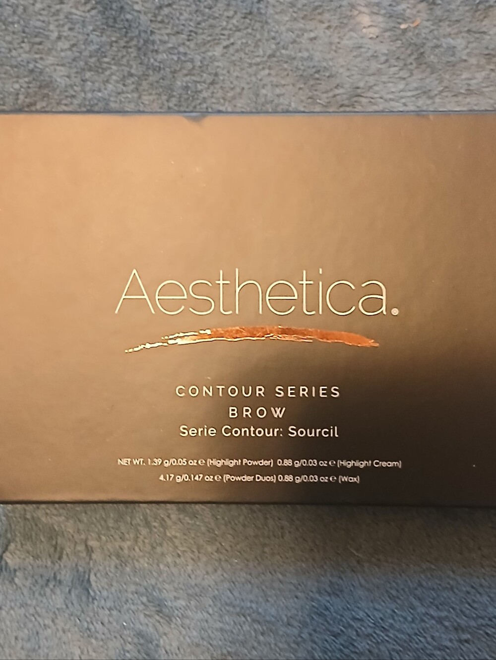 Aesthetica Brow Contour Palette - Various Colors With Stencils And Brush